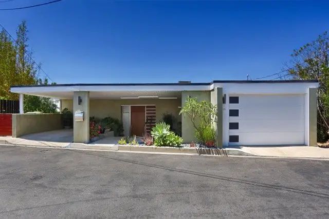 William Beckett - mid-century Platform House Beverly Hills - front