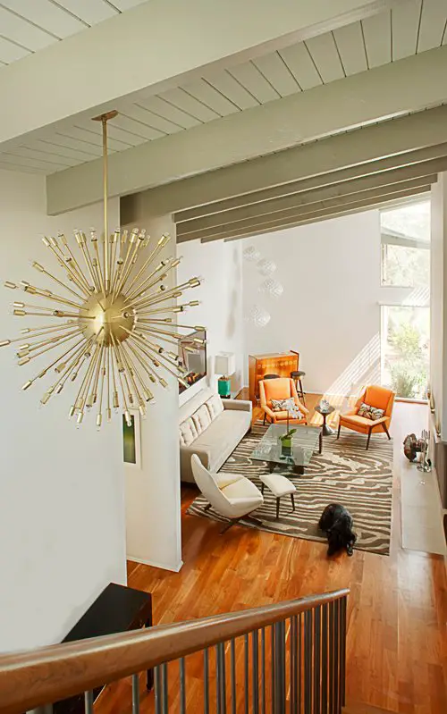 Architect Cory Buckner - Crestwood Hills - Riley Residence - living view from above