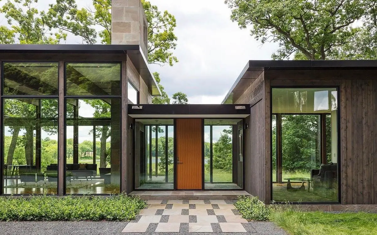 Disappears in the Landscape - exterior front