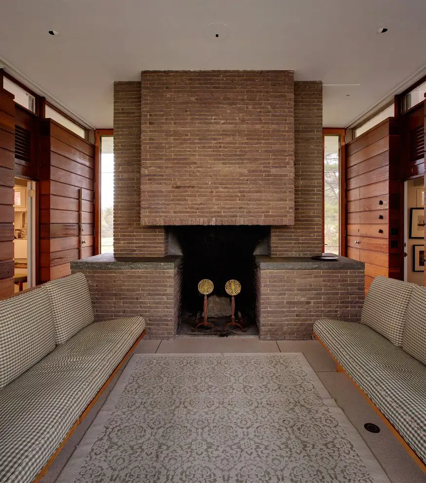 Gores pavilion New Canaan - living area