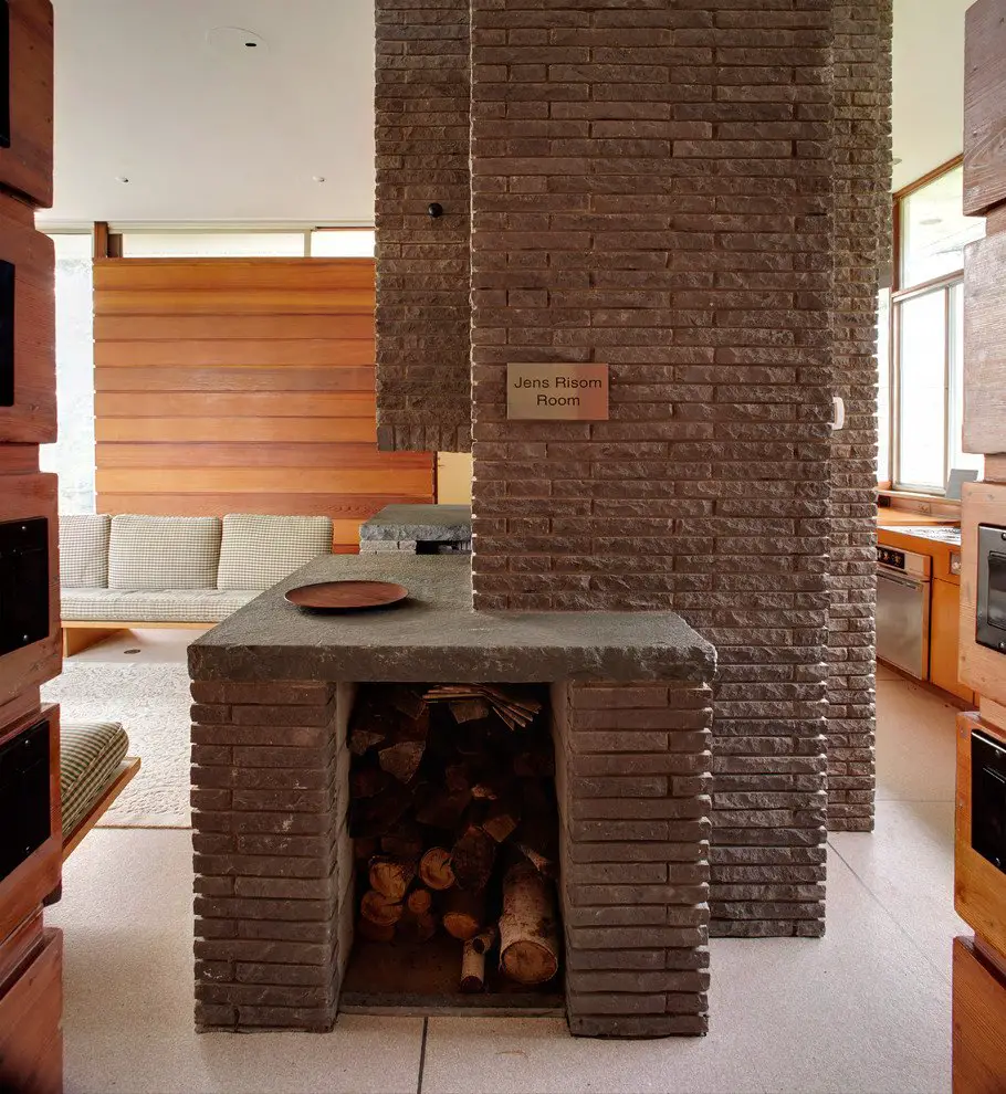 Gores pavilion New Canaan - living area