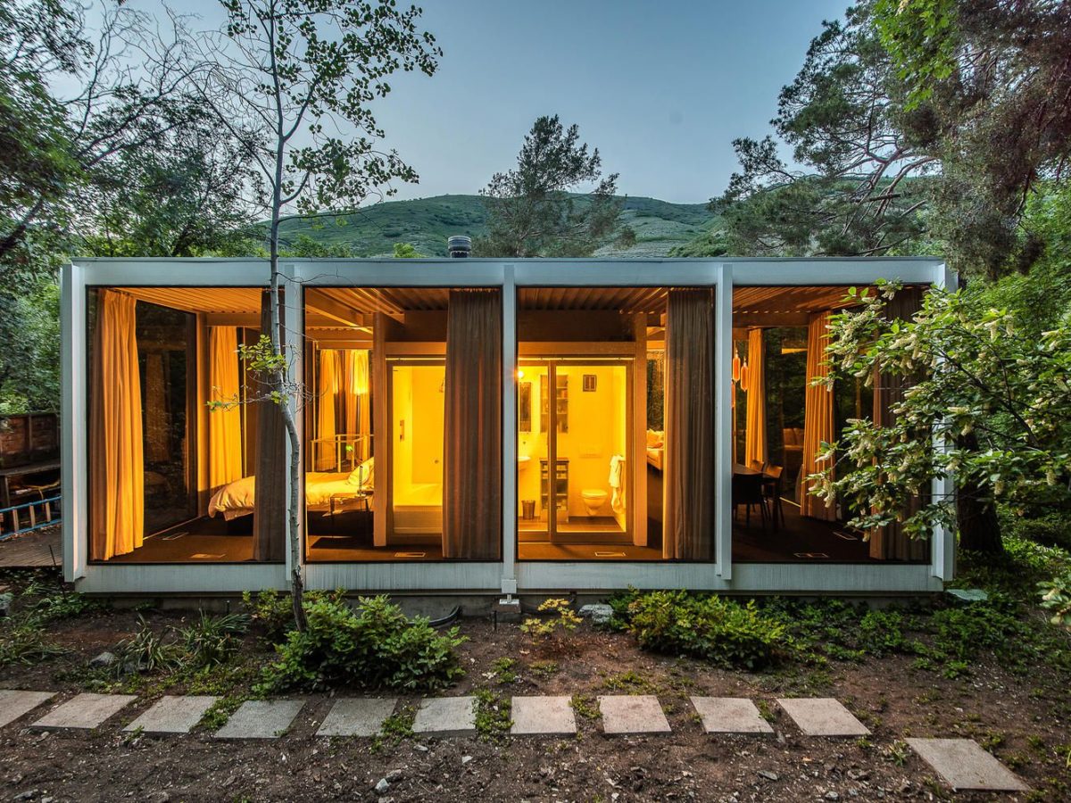 midcentury glass house - salt lake city -