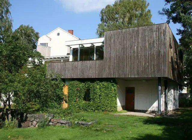 The First Alvar Aalto House and Studio - Mid Century Home