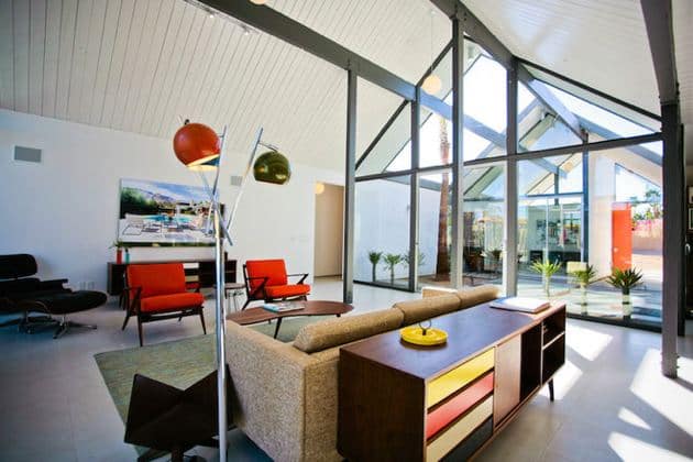 New Eichler Palm springs living