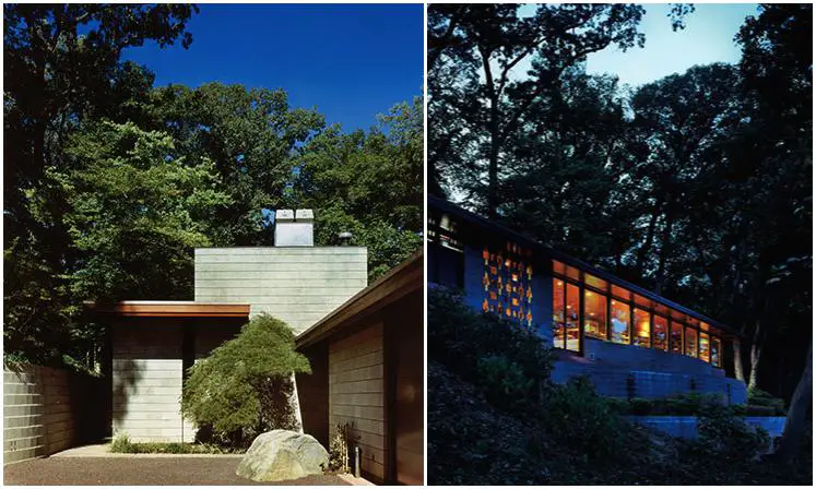 frank lloyd wright - marden house - outside