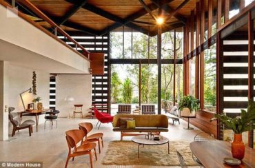 australian modernism - Gerry Rippon - Wahroonga house - living room