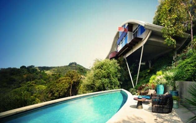 john lautner garcia house swimming pool view
