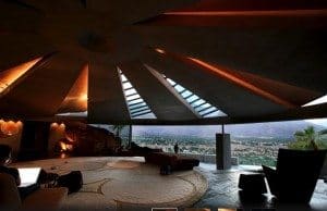 john lautner - elrod house - living r