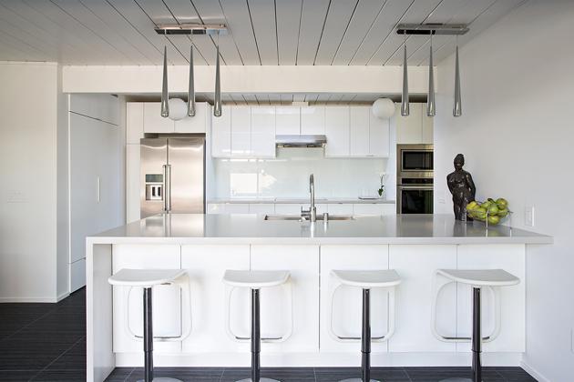 Eichler home remodel - Double Gable - klopf architecture - kitchen