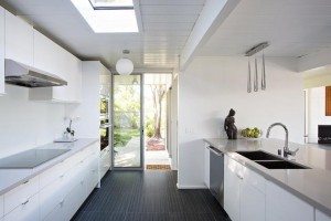 Eichler home remodel - Double Gable - klopf architecture - kitchen