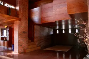 Frank lloyd wright - schwartz house - living room
