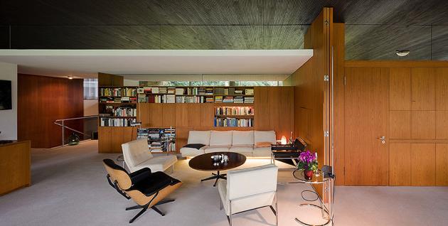 richard neutra pescher house - Wuppertal - living