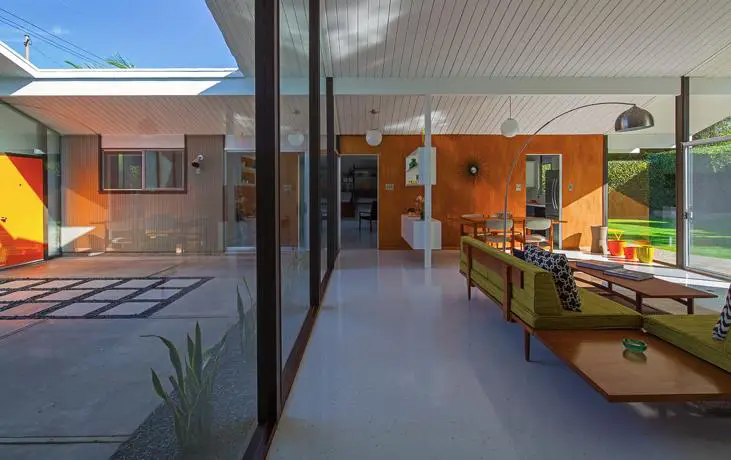 Eichler home - Orange County - Anshen and Allen - living