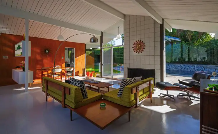 Eichler home - Orange County - Anshen and Allen - living