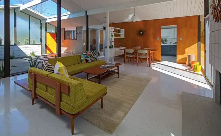 Eichler home - Orange County - Anshen and Allen - living