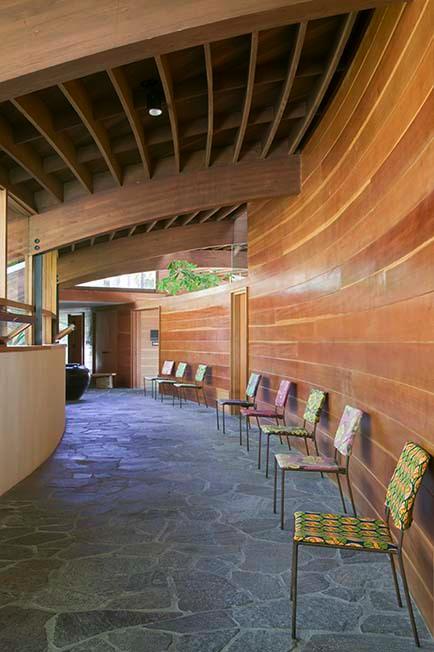 John Lautner - mid-century Schwimmer House - dining area