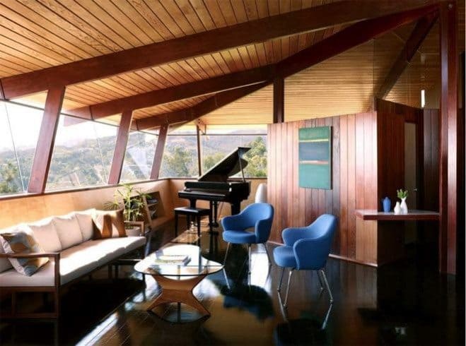 The Schneidman House - A. Quincy Jones. - Crestwood Hills Los Angeles - 1948