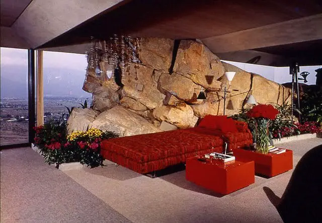 john lautner - elrod house - living r