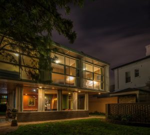 Robyn Boyd Walkey Residence - exterior Night