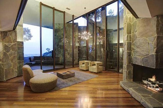 john lautner - wolff residence - living room