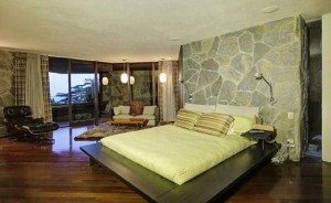 john lautner - wolff residence - bedroom