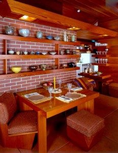 frank lloyd wright - zimmerman house - dining area