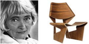 grete jalk - portrait and GJ chair
