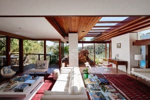 mid-century House by Australian architect Peter Muller - living