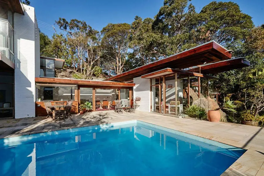 mid-century House by Australian architect Peter Muller - pool