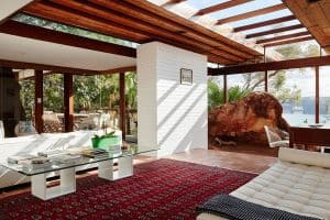 mid-century House by Australian architect Peter Muller - living