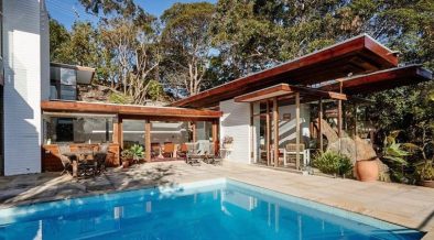mid-century House by Australian architect Peter Muller - exterior pool