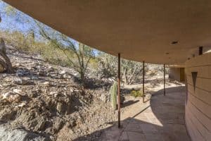 Frank Lloyd Wright Norman Lykes home arizona exterior porch