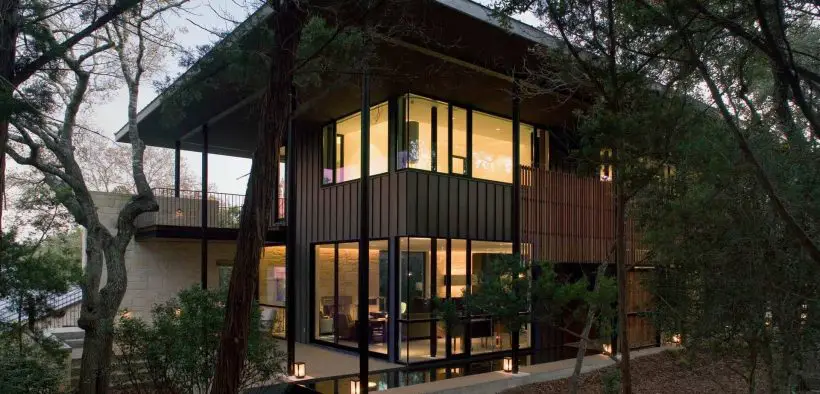 House in trees - Tim Cuppett Architects