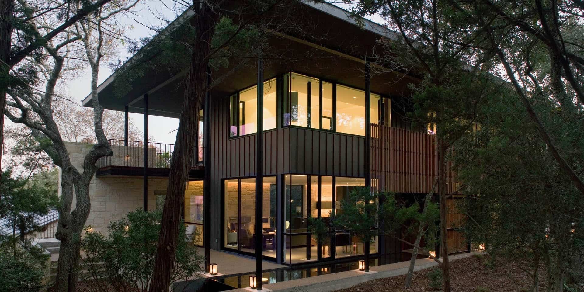 House in trees - Tim Cuppett Architects