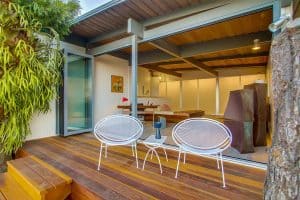 James E Hurley Jenkins mid-century House exterior terrace daylight