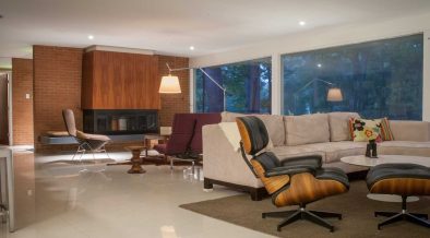 Matt Bell mid-century house in St. Louis - Living Room
