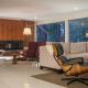 Matt Bell mid-century house in St. Louis - Living Room