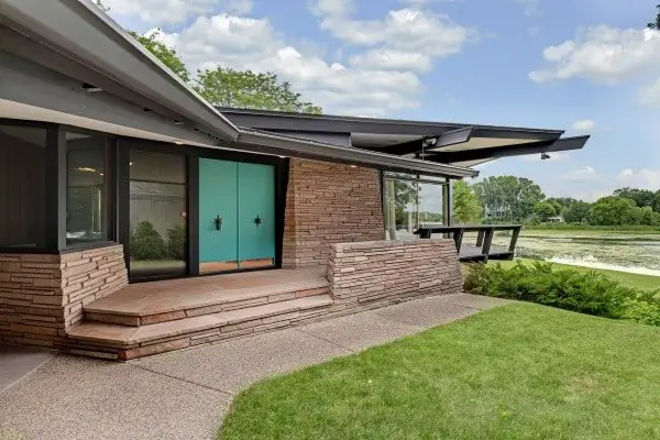 Mid-Century-Modern-House Minnesota - John Polivka - outside