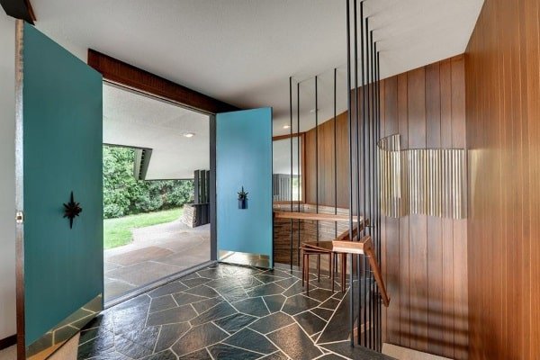 Mid-Century-Modern-House Minnesota - John Polivka - entrance