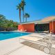 Swimming pool of Mid-century house in Rancho Mirage by E. Stewart Williams