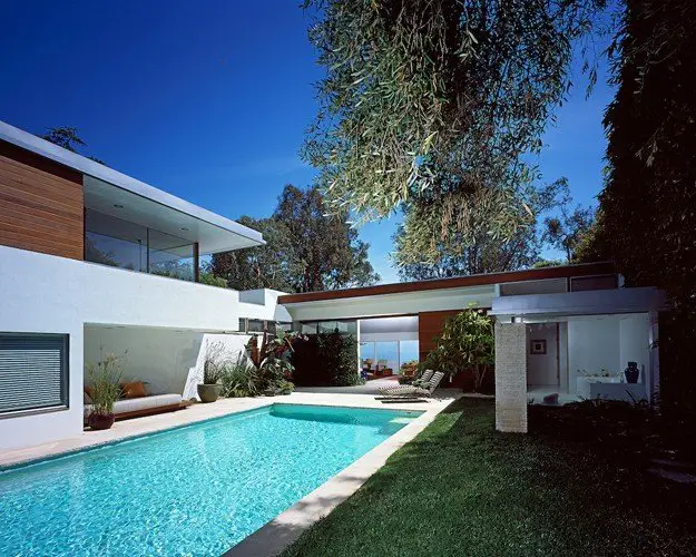 Richard Neutra Freedman Residence Exterior Daylight Pool