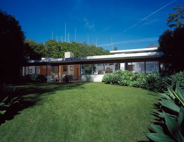 Richard Neutra Freedman Residence External Daylight Garden