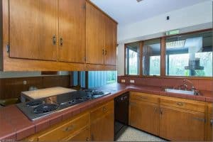 mid century house Cuyahoga Valley architect E. Keith Haag kitchen