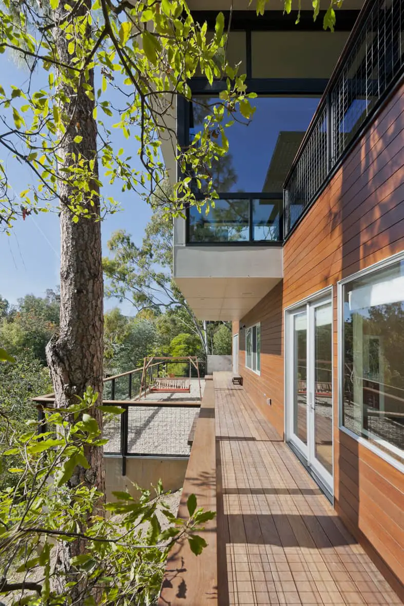 Crestwood Hills - Nonzero architects - Broom Way Residence - terrace