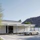 Michael Johnston renovation E. Stewart Williams House exterior front car park