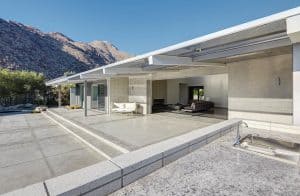 Michael Johnston renovation E. Stewart Williams House palm springs exterior