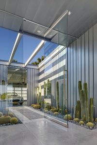 Michael Johnston renovation E. Stewart Williams House palm springs porch daylight