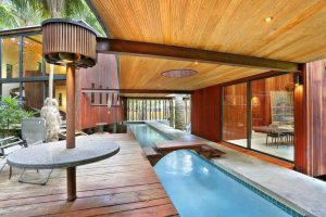 Modernist house by Alfred Browning Parker pool