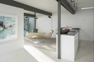 donald wexler house palm springs kitchen