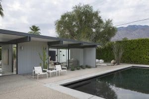 donald wexler house palm springs pool daylight
